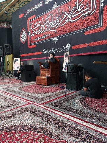 تصاویر/ عزاداری تاسوعای حسینی ازطرف نماینده ولی‌فقیه درمنطقه کاشان