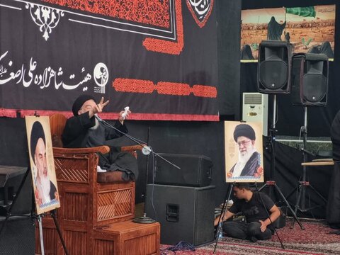 تصاویر/ مراسم عزاداری تاسوعای حسینی در مسجدصادقیه کاشان