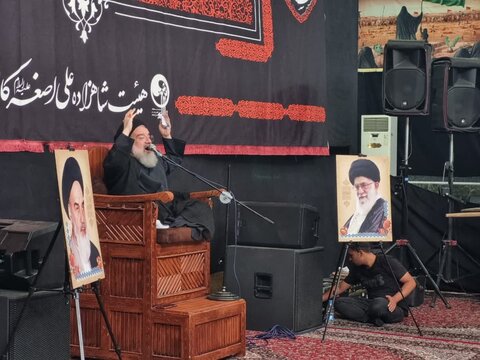 تصاویر/ مراسم عزاداری تاسوعای حسینی در مسجدصادقیه کاشان