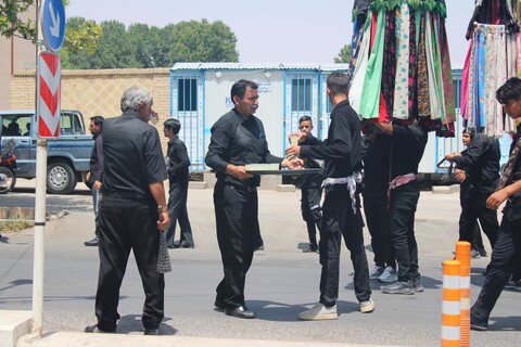 تصاویر/ عزاداری شهر جوپار در ظهر تاسوعا