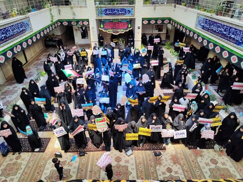 مراسم عزاداری تاسوعای حسینی در مدرسه علمیه ریحانة الرسول ارومیه
