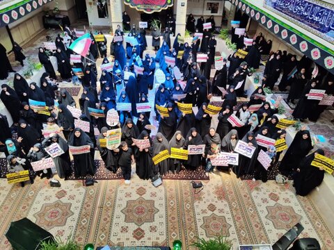 مراسم عزاداری تاسوعای حسینی در مدرسه علمیه ریحانة الرسول ارومیه
