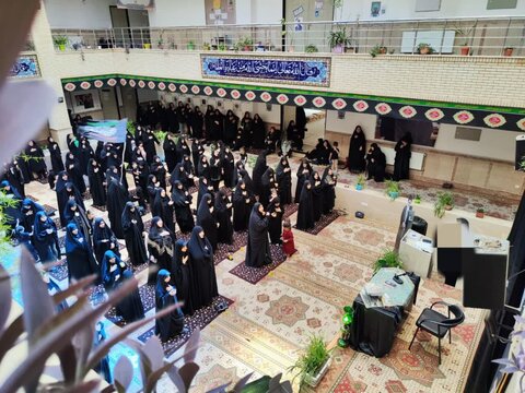 مراسم عزاداری تاسوعای حسینی در مدرسه علمیه ریحانة الرسول ارومیه
