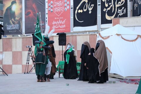 تصاویر/ ویژه برنامه تعزیه خوانی "طفل الرباب" در خوی
