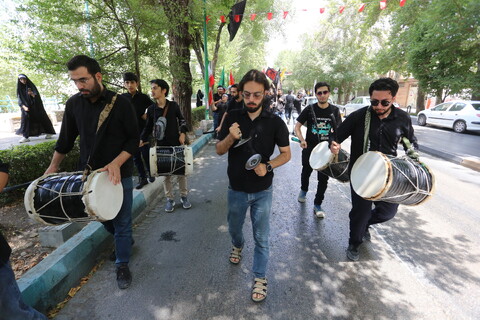 تصاویر / قافله عزاداری  روز تاسوعای جوانان اصفهانی