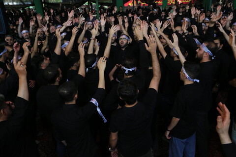 تصاویر / مراسم عزداری ظهر تاسوعا در آسایشگاه جانبازان شهید مطهری اصفهان