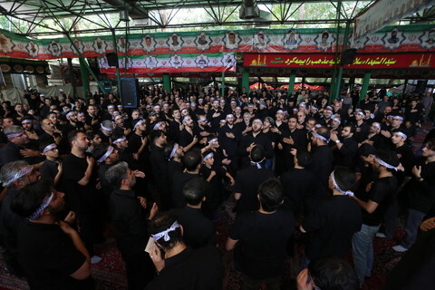 تصاویر / مراسم عزداری ظهر تاسوعا در آسایشگاه جانبازان شهید مطهری اصفهان