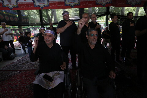 تصاویر / مراسم عزداری ظهر تاسوعا در آسایشگاه جانبازان شهید مطهری اصفهان