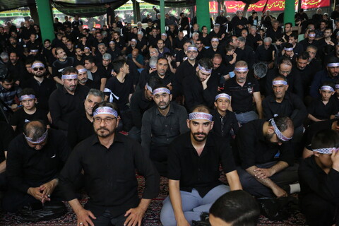 تصاویر / مراسم عزداری ظهر تاسوعا در آسایشگاه جانبازان شهید مطهری اصفهان