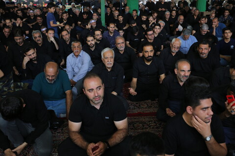 تصاویر / مراسم عزداری ظهر تاسوعا در آسایشگاه جانبازان شهید مطهری اصفهان