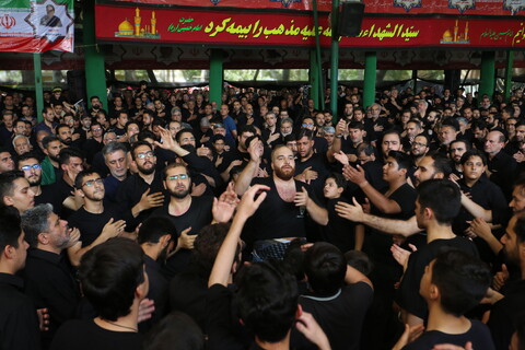 تصاویر / مراسم عزداری ظهر تاسوعا در آسایشگاه جانبازان شهید مطهری اصفهان