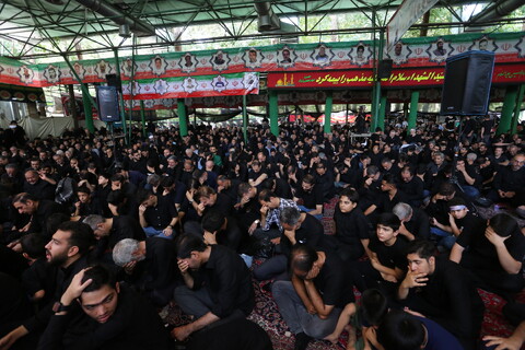 تصاویر / مراسم عزداری ظهر تاسوعا در آسایشگاه جانبازان شهید مطهری اصفهان