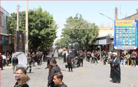 تصاویر/ عزاداری مردم ولایتمدار و شهیدپرور میاندوآب در تاسوعای حسینی