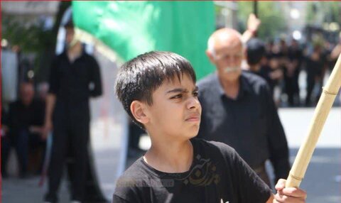 تصاویر/ عزاداری مردم ولایتمدار و شهیدپرور میاندوآب در تاسوعای حسینی