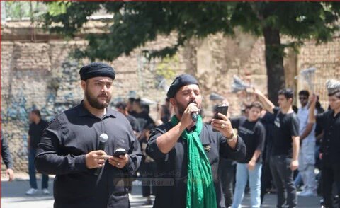 تصاویر/ عزاداری مردم ولایتمدار و شهیدپرور میاندوآب در تاسوعای حسینی