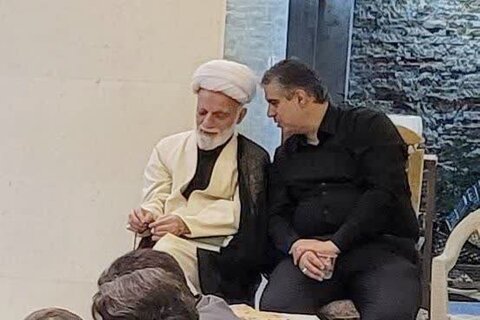 تصاویر/عزاداری تاسوعای حسینی در منزل استاندار مرکزی