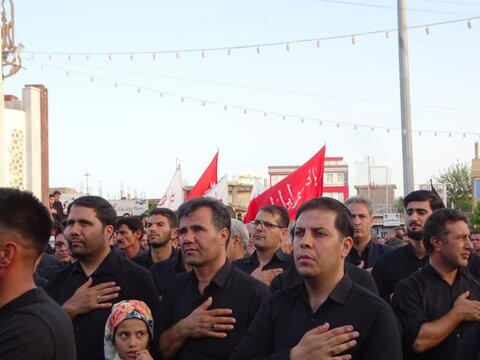 تصاویر/ عزاداری مردم شهرستان چهاربرج درعصر تاسوعا
