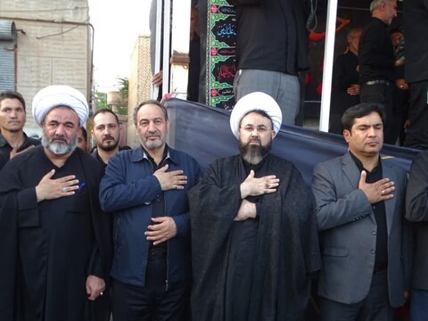 تصاویر/ عزاداری مردم شهرستان چهاربرج درعصر تاسوعا