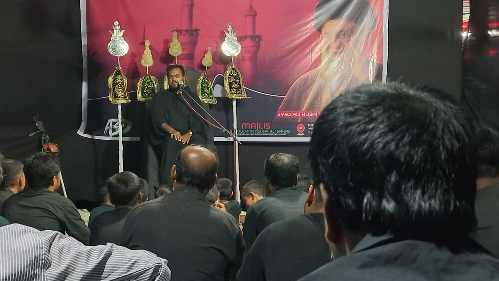 ইমাম হুসাইন (আ.) হলেন মিসবাহুল হুদা ওয়া সাফিনাতুন নিজাত: মাওলানা আসগর আলী সাহেব