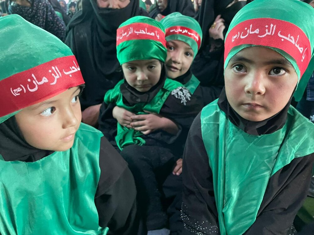 حضرت علی اصغرؑ کی یاد میں بسیج فاطمیہ انجمن صاحب الزمان کے زیر اہتمام مجلسِ عزا کا انعقاد +تصاویر