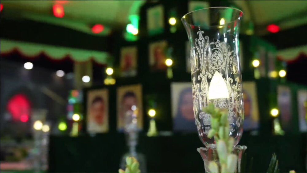 مراسم آیین خطبه خوانی شب عاشورای حسینی