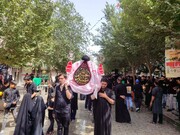 قم المقدسہ میں عاشور کے دن ہندوستانی طلاب کا جلوسِ عزا برآمد