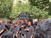 تصاویر/ قم المقدسہ میں عاشور کے دن ہندوستانی طلاب کا جلوسِ عزا برآمد