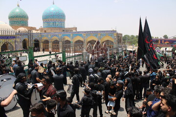 فیلم| عزاداری هیئت زنجیر زنی بالای جوپار