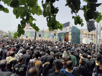 تصاویر/ مردم شهر بم سوگوار اباعبدالله و یاران شهیدش