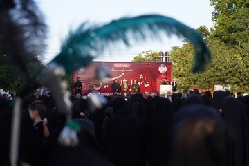 تصاویر/ تجمع عاشوراییان حسینی شهرستان جلفا