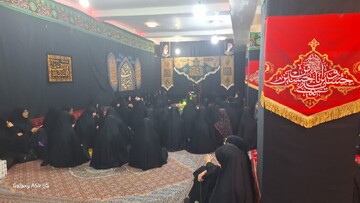 تصاویر/ مراسم عزاداری روز عاشورا در مدرسه علمیه کوثر زرندیه