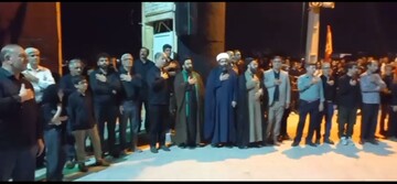 فیلم| مراسم شام غریبان در صحن مقدس امام زاده سید صلاح الدین محمد( ع ) شهرستان آبدانان