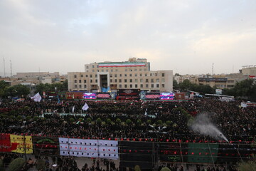 نوای زینبیون، میدان امام حسین(ع) را عاشورایی کرد