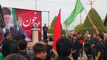 فیلم| اجتماع "عهد خون" در آبپخش