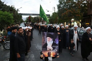 تصاویر/ عزاداری عصر عاشورای حسینی در مرند