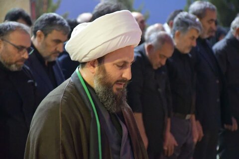 تصاویر/ مراسم عصر تاسوعای حسینی محرم الحرام در تپه شهدای گمنام خوی