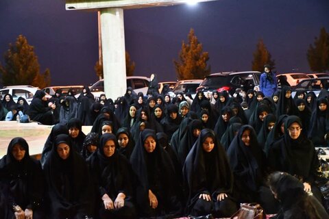 تصاویر/ مراسم عصر تاسوعای حسینی محرم الحرام در تپه شهدای گمنام خوی