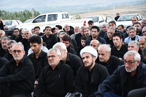 تصاویر/ مراسم عصر تاسوعای حسینی محرم الحرام در تپه شهدای گمنام خوی
