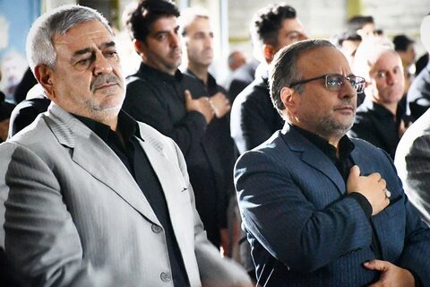 تصاویر مراسم شب عاشورا در شهرستان ماکو