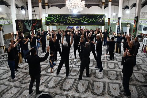 تصاویر مراسم شب عاشورا در شهرستان ماکو