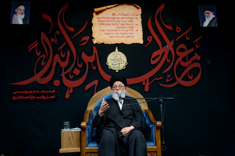 تصاویر/ مراسم عزاداری محرم هیئت ضد صهیونیستی انصار ولایت دارالعباده یزد