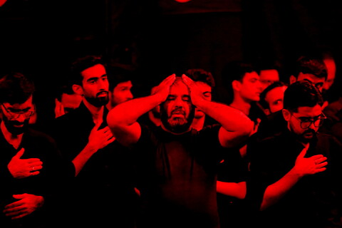 تصاویر/ مراسم عزاداری محرم هیئت ضد صهیونیستی انصار ولایت دارالعباده یزد