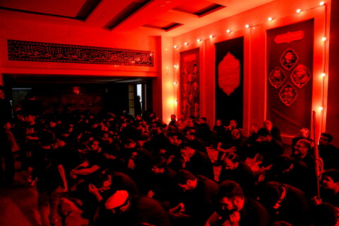 تصاویر/ مراسم عزاداری محرم هیئت ضد صهیونیستی انصار ولایت دارالعباده یزد