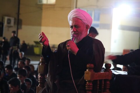 تصاویر / حال و هوای شهرستان اسدآباد در شب عاشورای حسینی