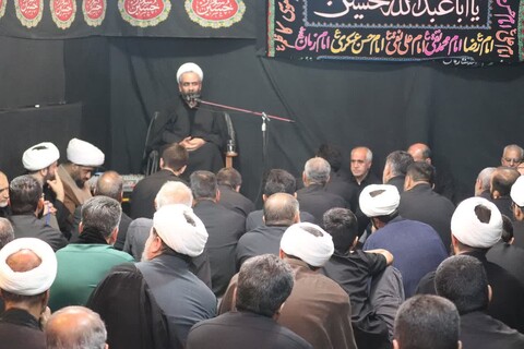 حضور امام جمعه ملایر در جمع عزاداران حسینی