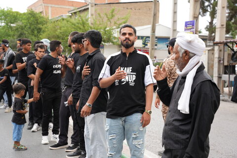 برپایی دسته عزاداری روز عاشورا در شهرستان آق قلا