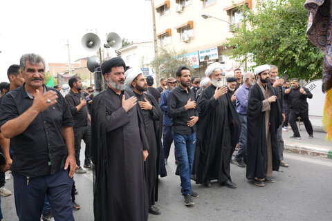 برپایی دسته عزاداری روز عاشورا در شهرستان آق قلا