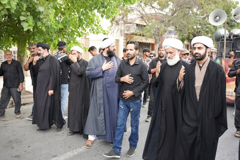 برپایی دسته عزاداری روز عاشورا در شهرستان آق قلا