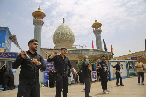 تصاویر| مراسم عزاداری هیئات مذهبی شیراز در روز عاشورای حسینی