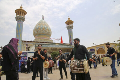 تصاویر| مراسم عزاداری هیئات مذهبی شیراز در روز عاشورای حسینی